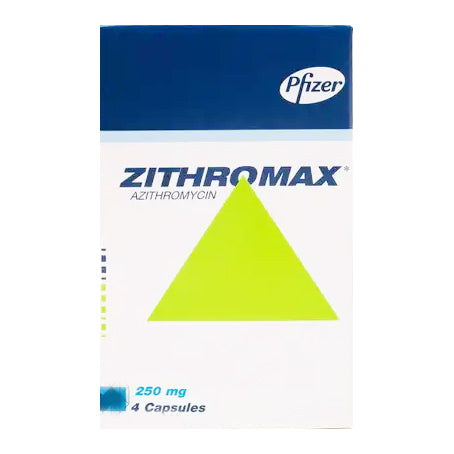 Zithromax 250 mg Capsule 4 Pcs