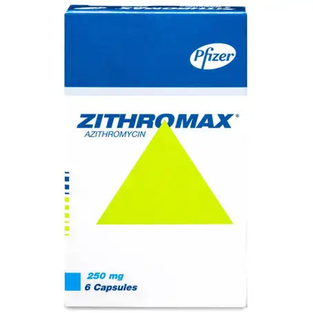 Zithromax 250 mg Capsule 6 Pcs