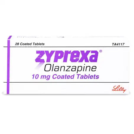 Zyprexa 10 mg Tablet 28 Tablets