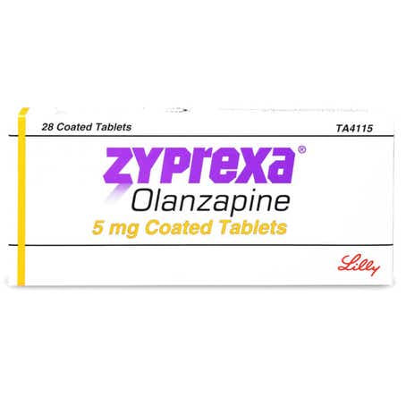 Zyprexa 5 mg Tablet 28 Pcs