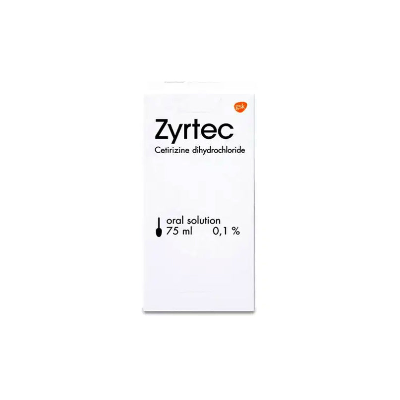 Zyrtec 0.1% Syrup 75 ml