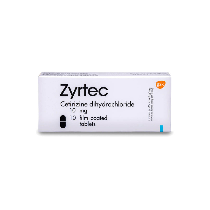 Zyrtec 10 mg Tablet 10 Pcs